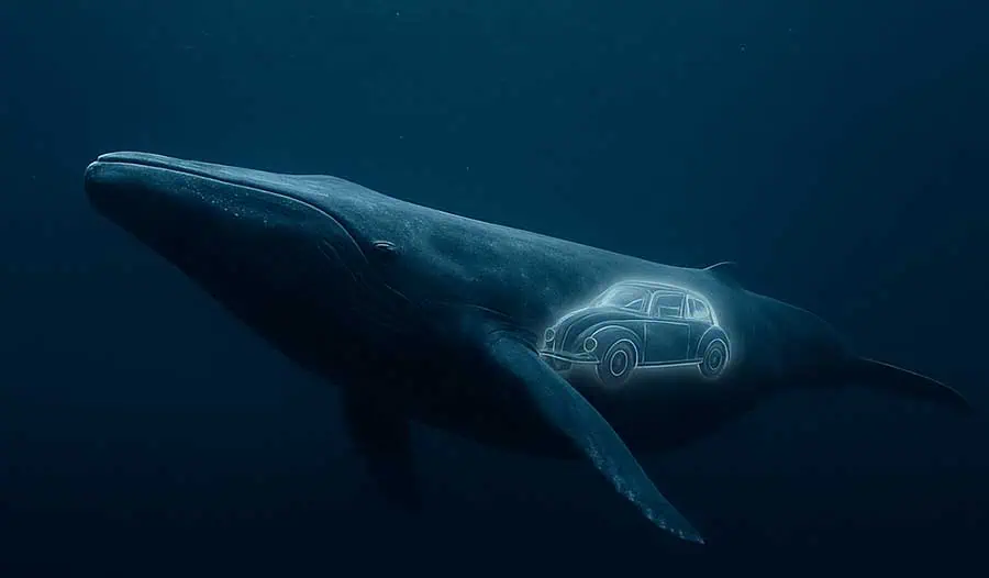 blue whale car comparison graphic